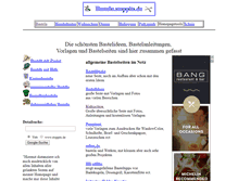 Tablet Screenshot of basteln.stoppits.de